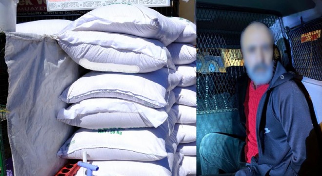  Cezaevi firarisi çuvalların arasında yakalandı